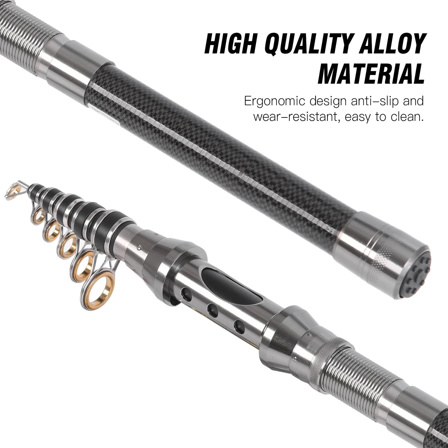 Telescoping fishing rods Fishing Pole Combo Set Rod and Reel
