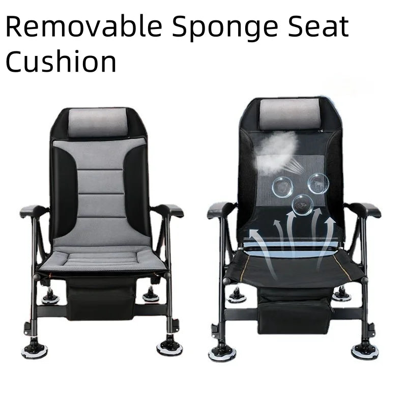 Outdoor Retractable Fishing Chair Portable Fishing
