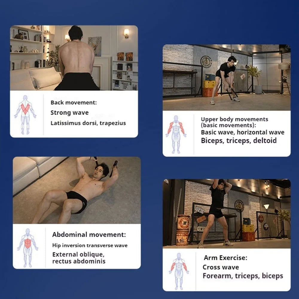 Gym equipment Swinging rope fitness fitness training