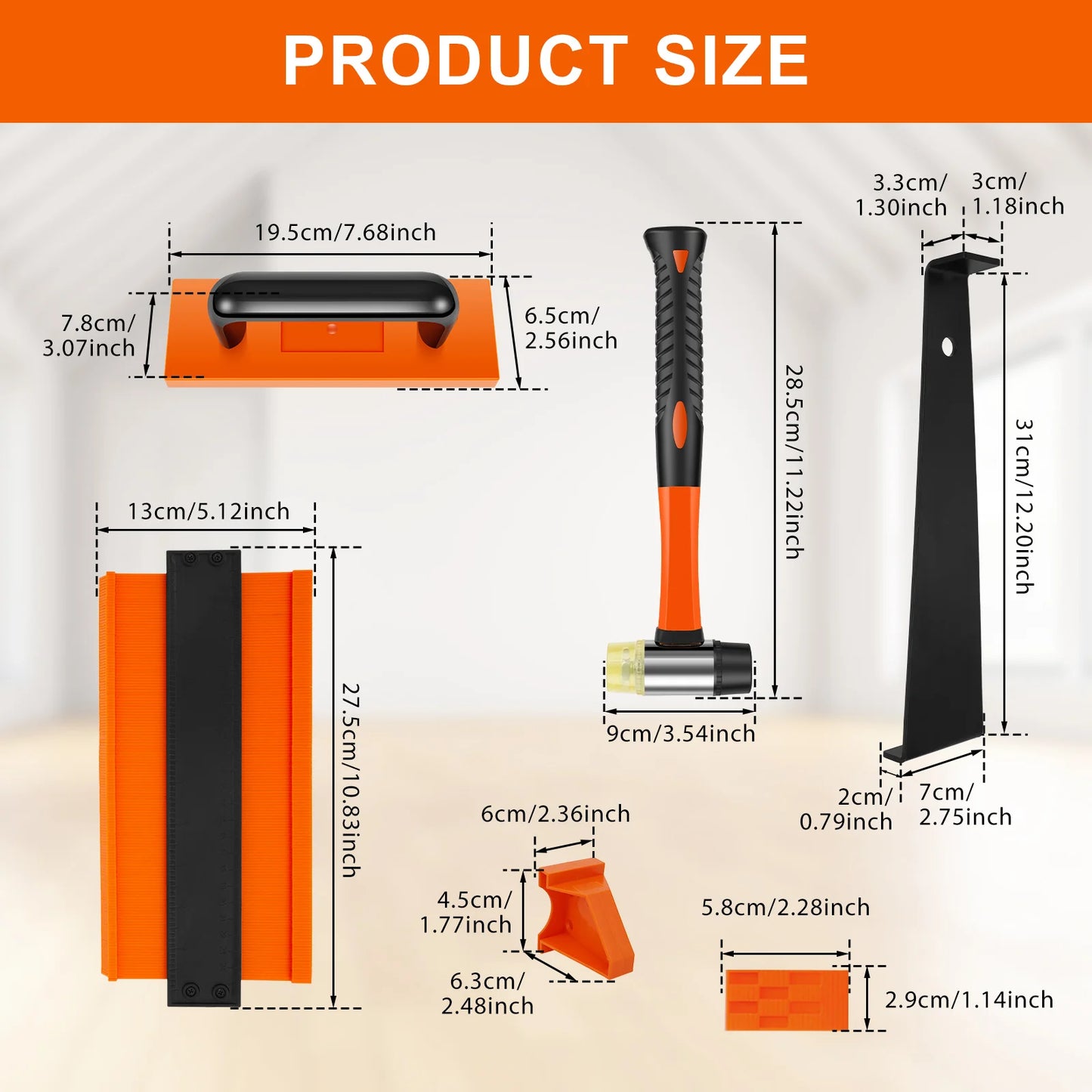 Wood Laminate Flooring Installation Tool Floor Fitting Kit