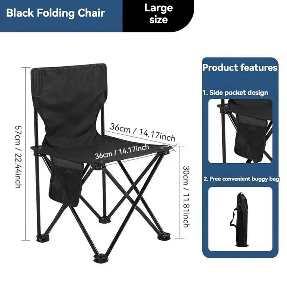 Camping Chair Outdoor Folding Beach Multifunctional