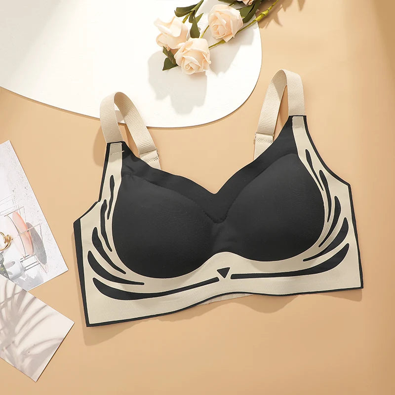 FINETOO Super Gather Draadloze Push-up BH Voor Dames
