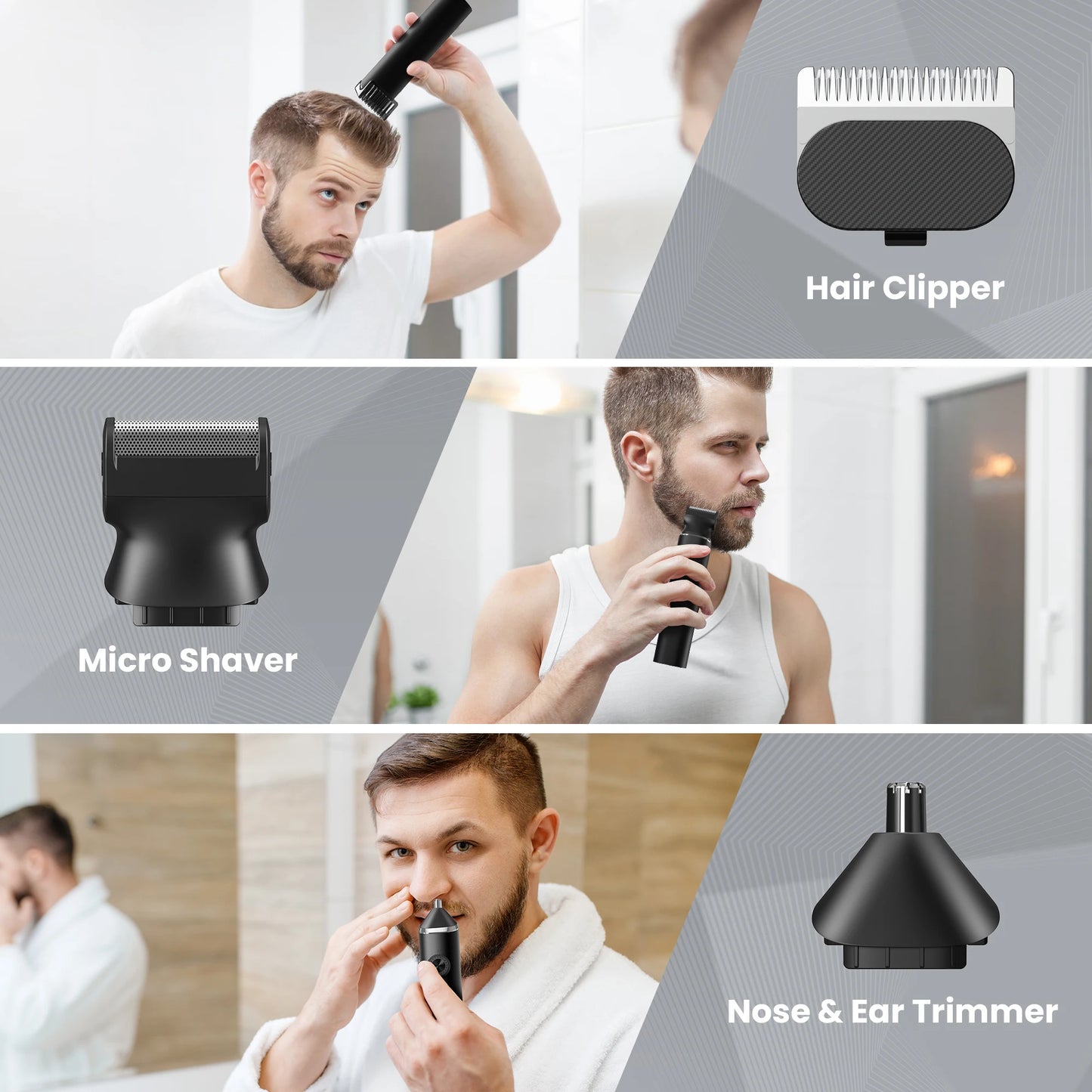 Sejoy Electric Hair Trimmer for men 3 in 1
