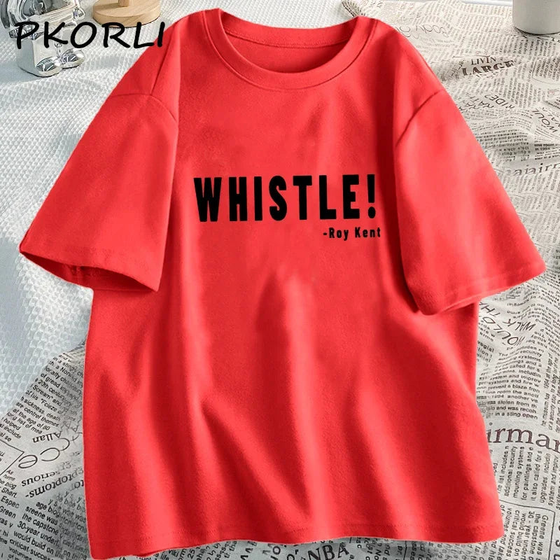 Whistle Roy Kent T Shirt Women Men Funny Ted Lassso