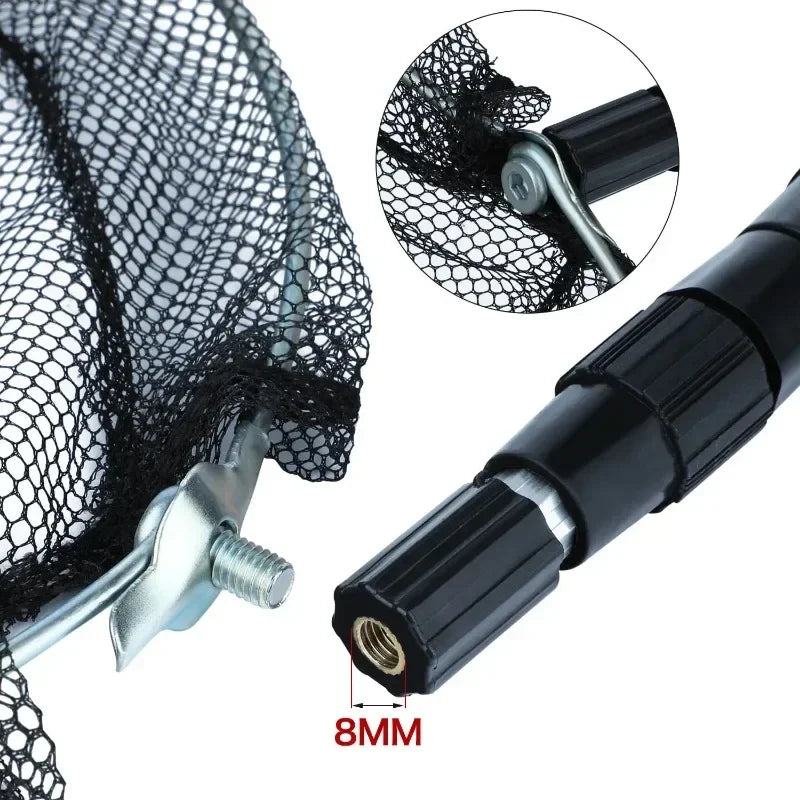 Fishing Net and Rod Set 1.5m/1.7m/2.1m Scalable