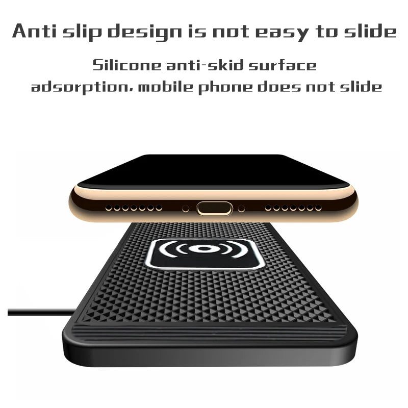 Wireless Car Charger Charging Pad 15w Non Slip Qi