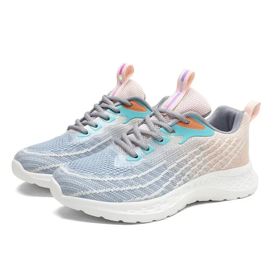 Women's Sports Shoes Spring 2025 New Knitted Casual Fashionable