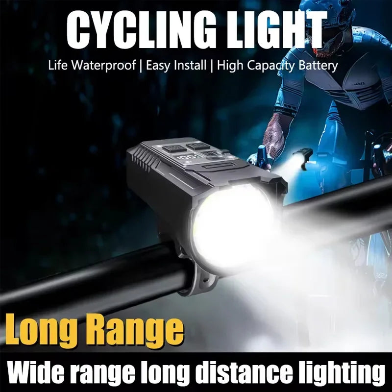 Cycling Light Super Bright Bicycle Front Light Rechargeable