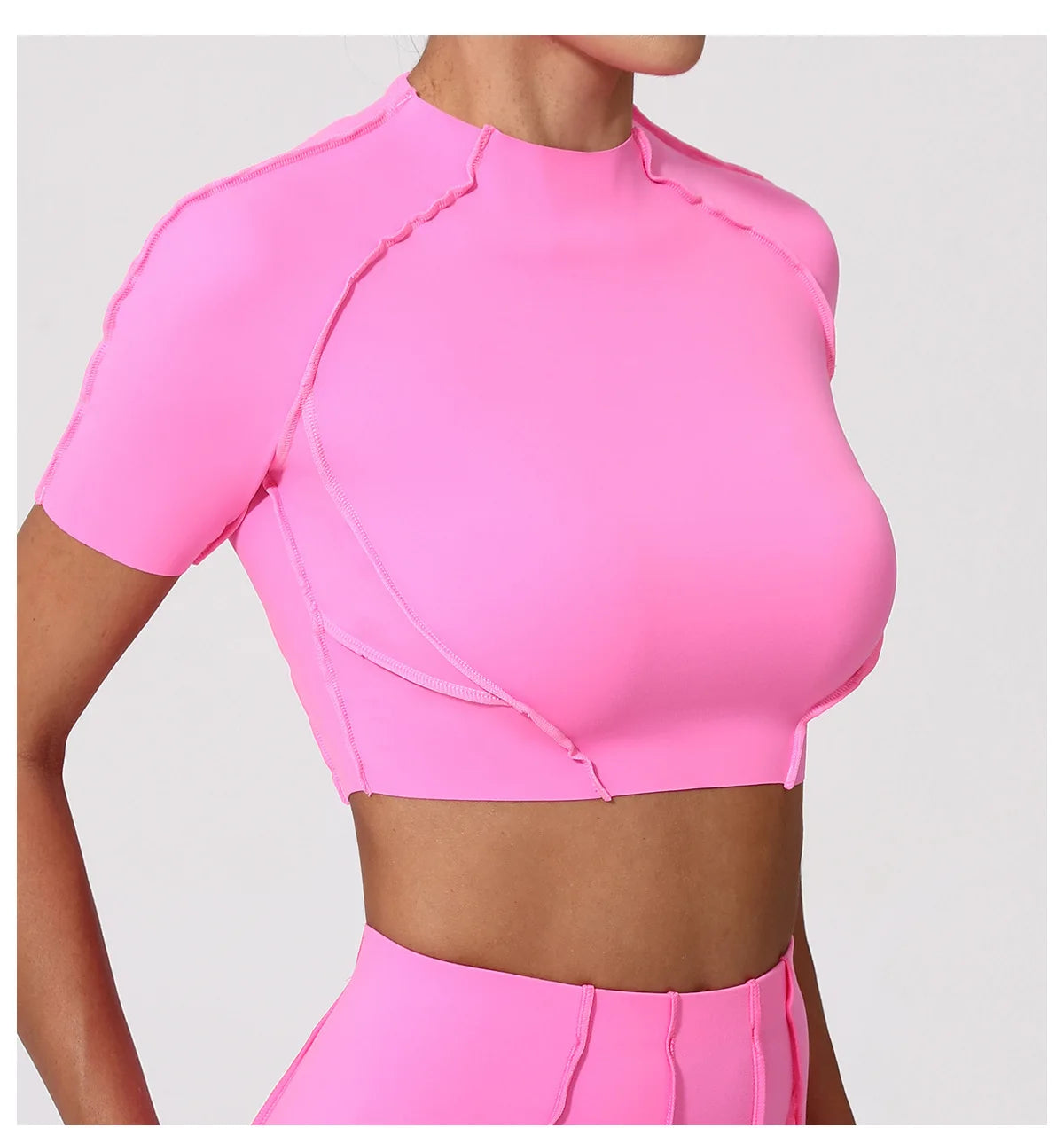 Sports T-shirt Women Fitness Top Short Sleeves Yoga Dance