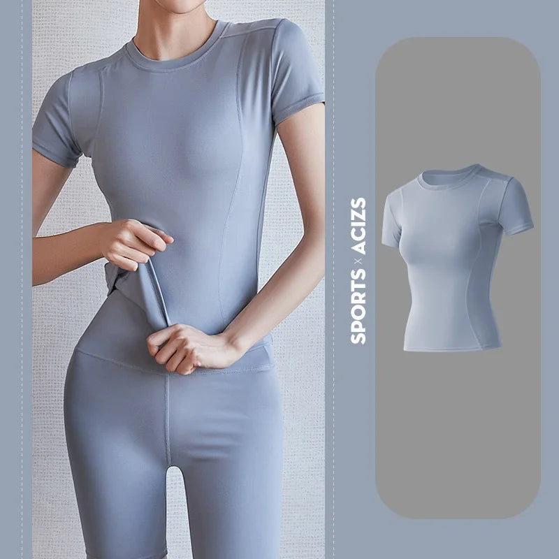 Women's Sports Fitness Clothing Slim Running Sweat