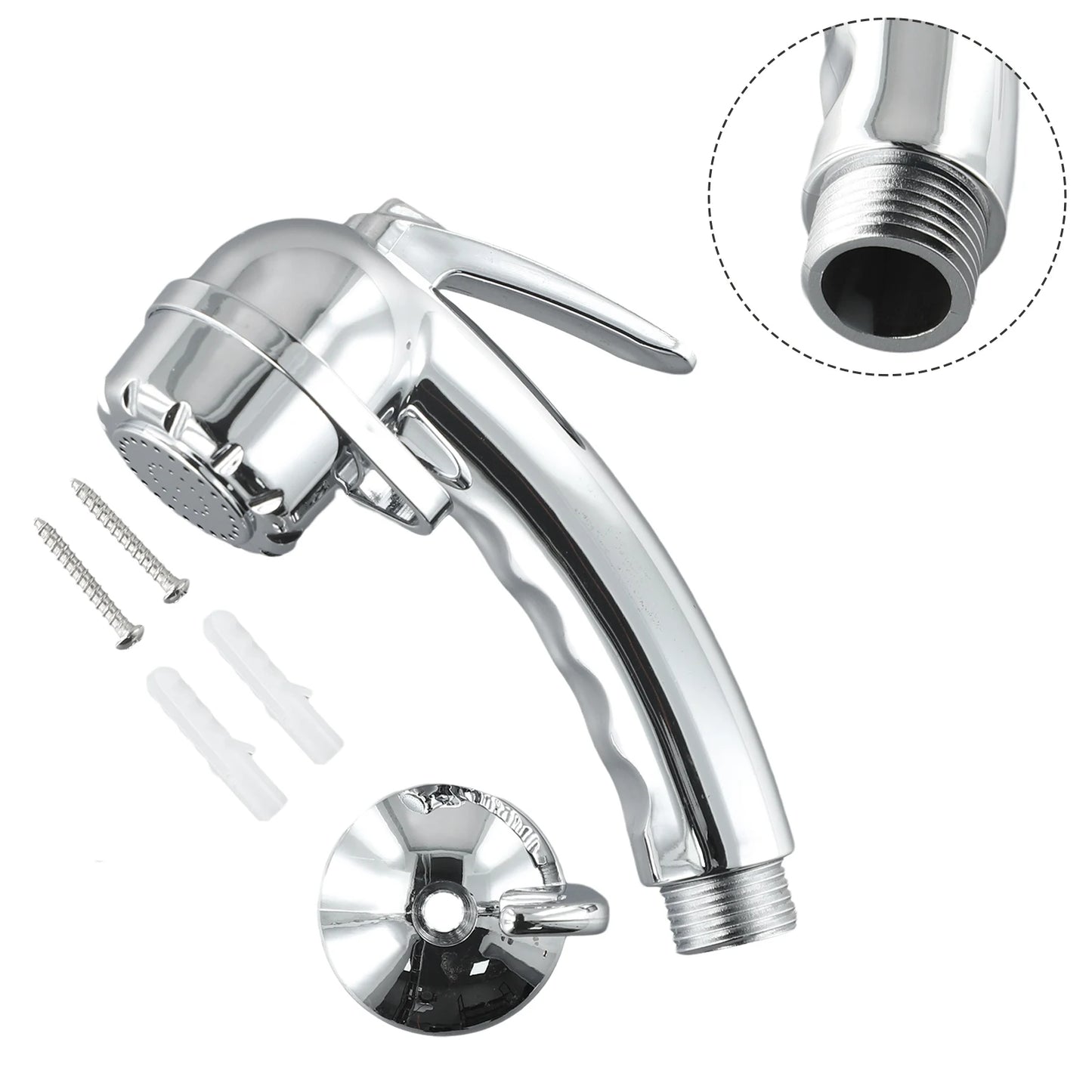 Camper Adjustable Shower Head Faucet Sprinkler Handheld
