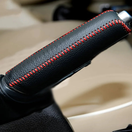Car Leather Gears Handbrake Cover for SEAT Altea Toledo