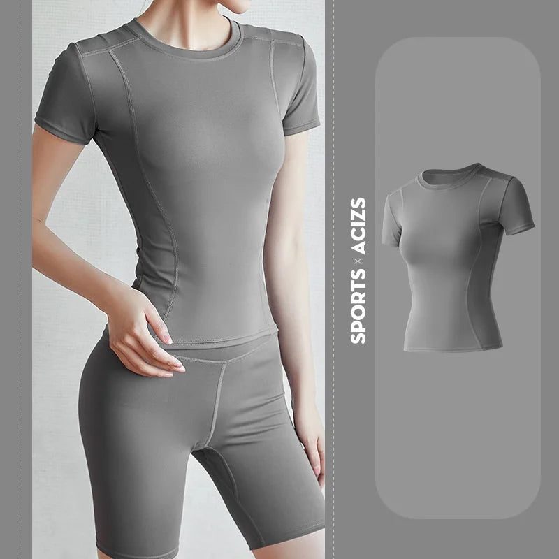 Women's Sports Fitness Clothing Slim Running Sweat