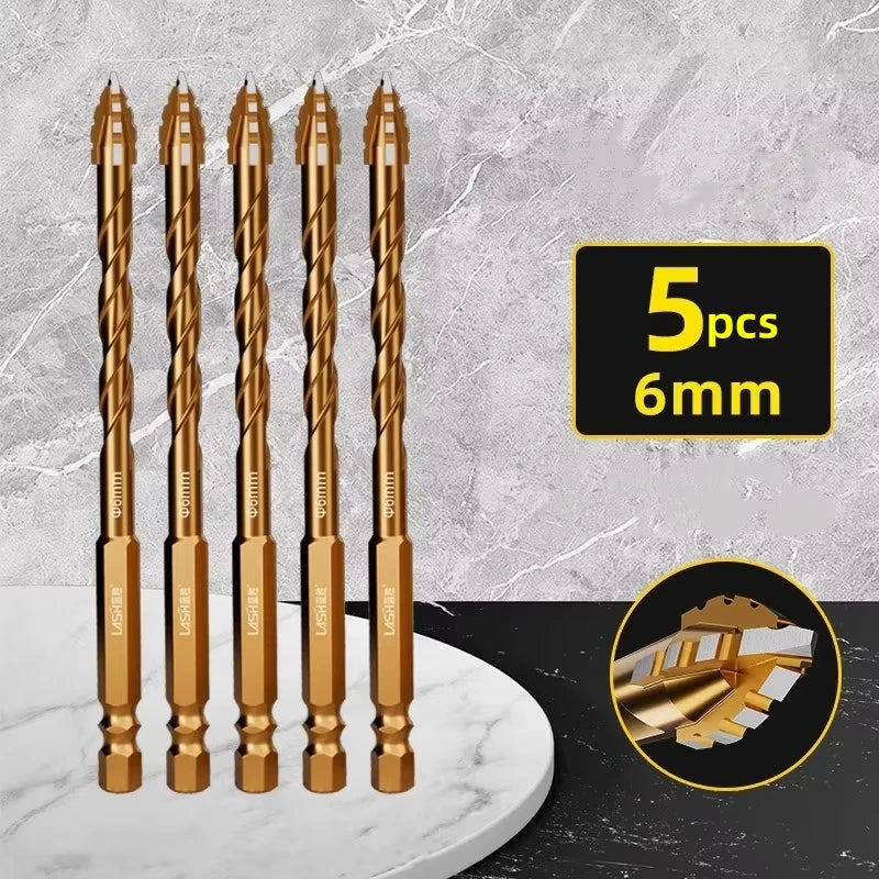 Upgraded four-edged sawtooth drill bit Professional