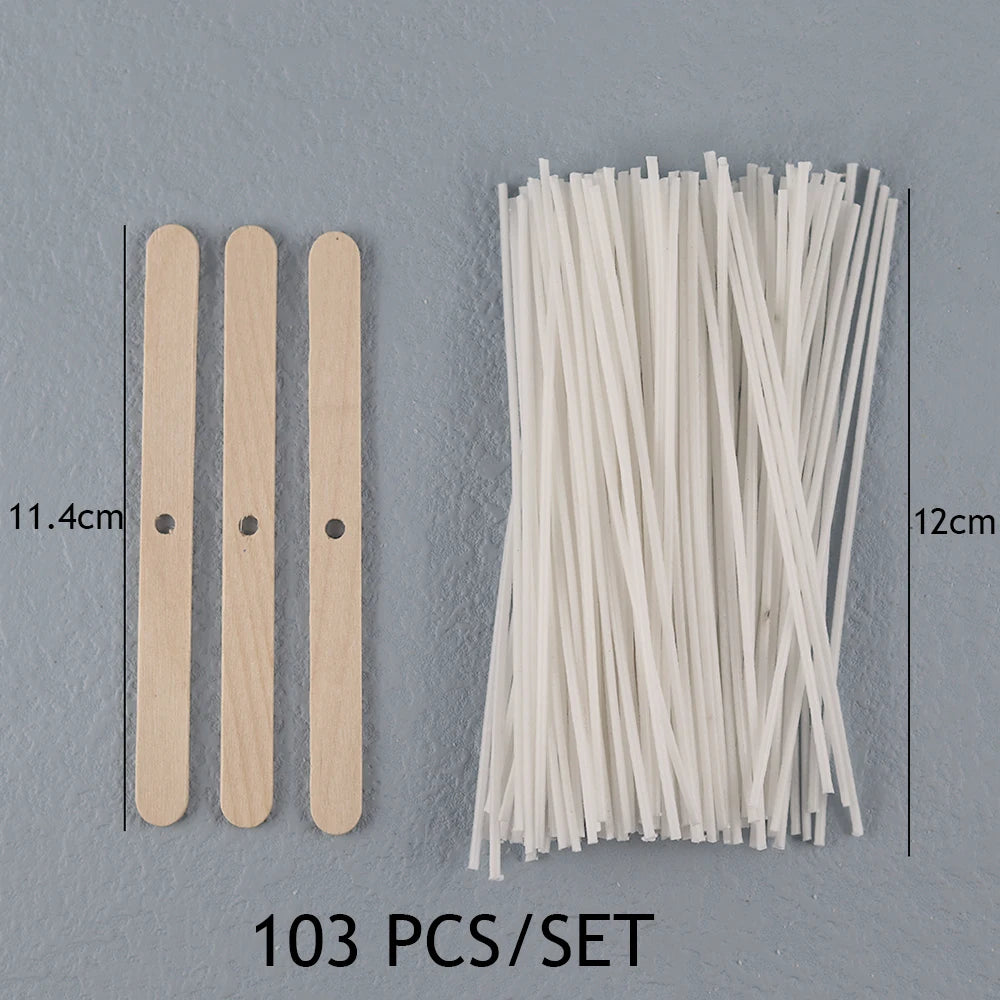 Smokeless Candle Wicks 2.6-20cm Pre-Waxed