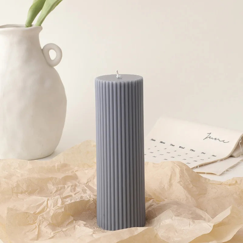 Pillar Candles Cylindrical gear candle household