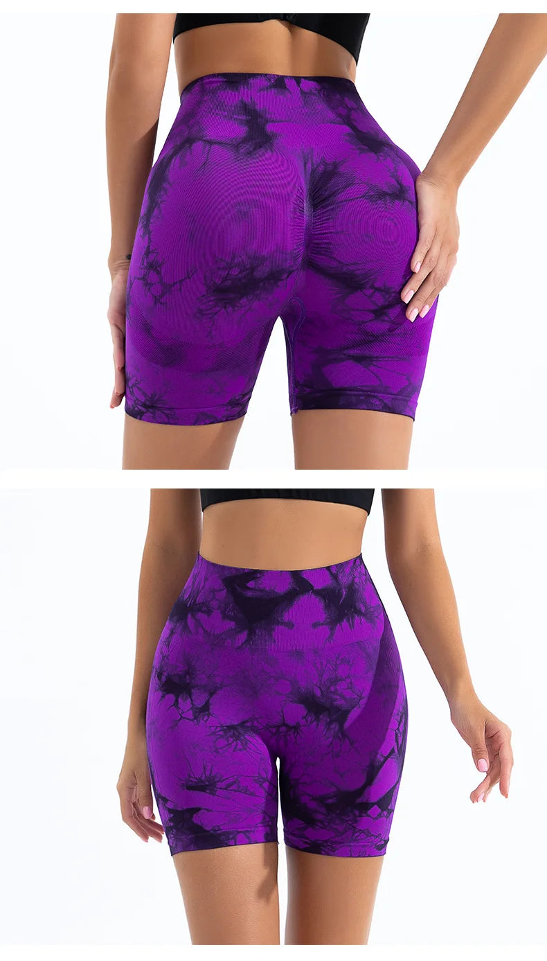 Summer Women High Waist Butt Lift Shorts Leggings