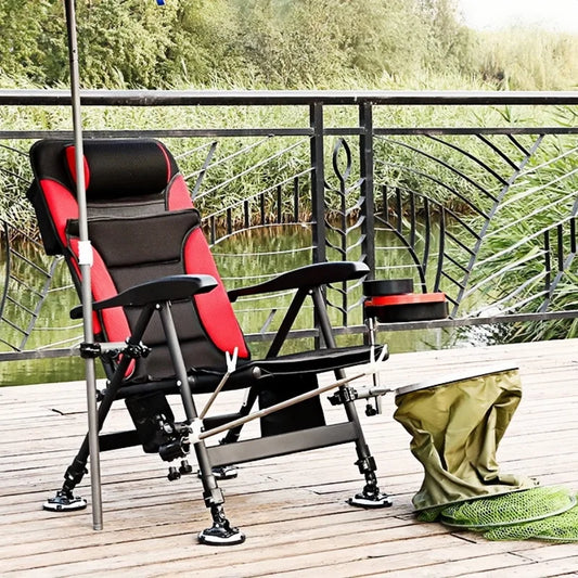 Outdoor Retractable Fishing Chair Portable Fishing