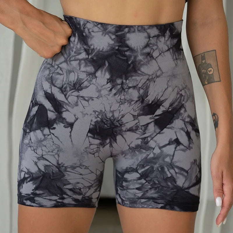 Summer Women High Waist Butt Lift Shorts Leggings