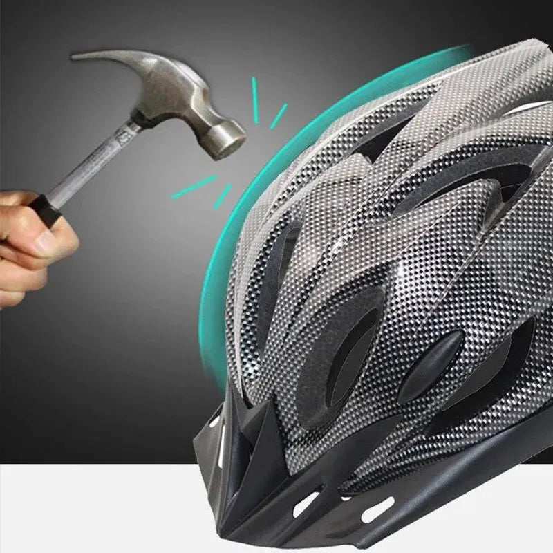 Fietshelm Comfort Voering Lichtgewicht Vezeltextuur Helm
