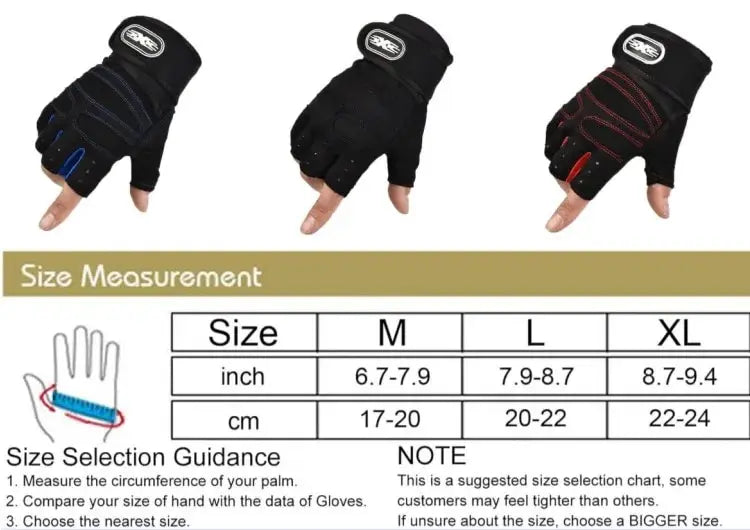 Cycling Gloves Gloves Half Finger Gloves Anti-Slip