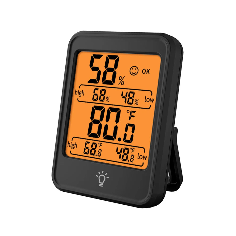 Large Size LCD Digital Thermometer Hygrometer Indoor Room Electronic