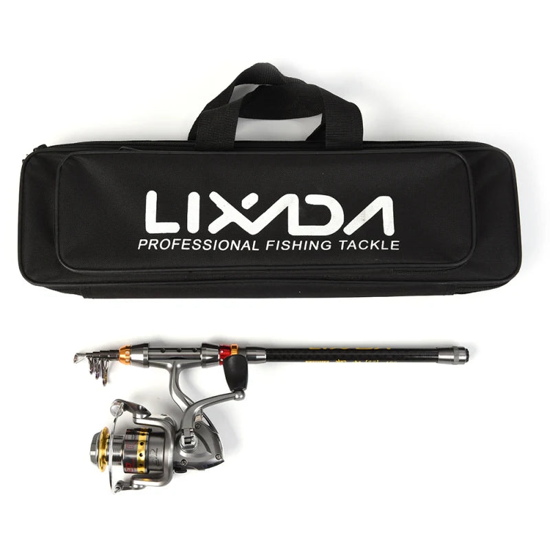 Lixada Telescopic Fishing Rod and Reel Combo