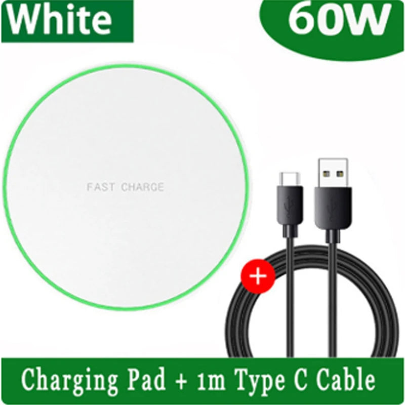 60W Wireless Charger Fast Charging Pad For Huawei