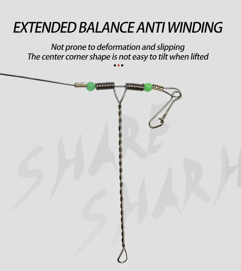 10 PCS fishing accessories Stainless Steel Fishing