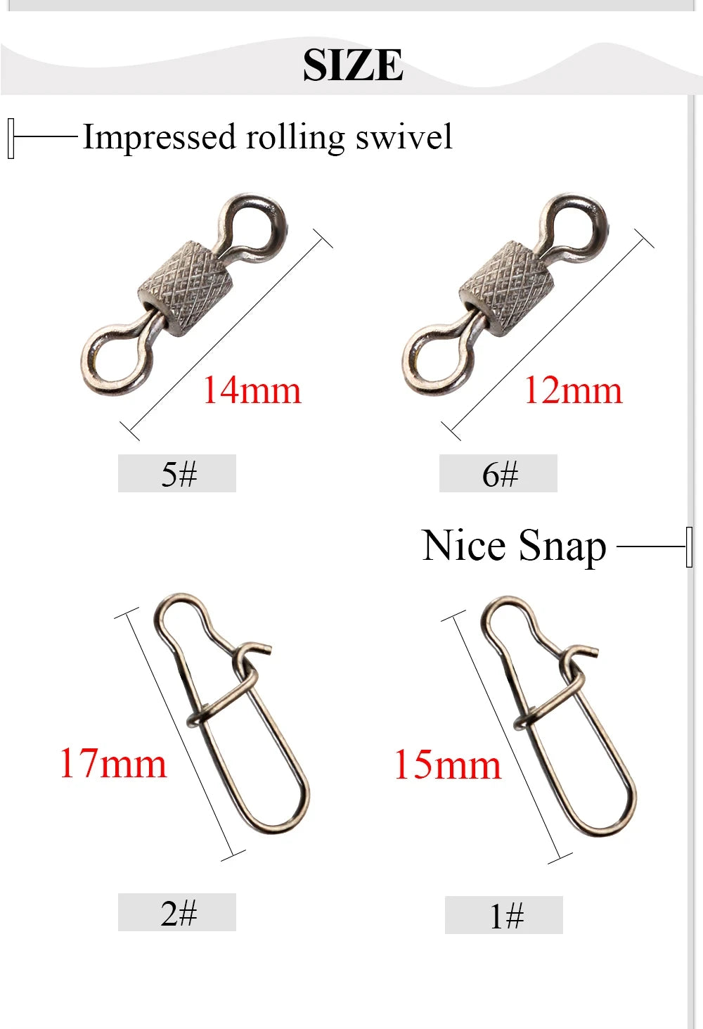 20pcs 16/20/25cm Stainless Steel Wire Leader Fishing