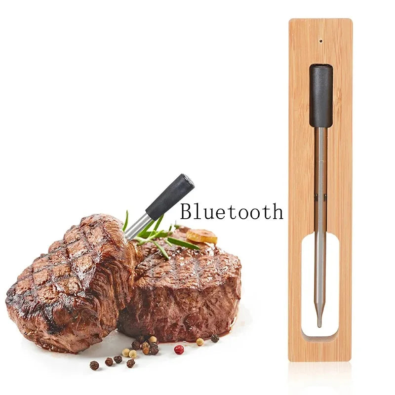 New Wireless Meat Food Thermometer Kitchen Cooking Tool Oven Grill BBQ Steak Bluetooth